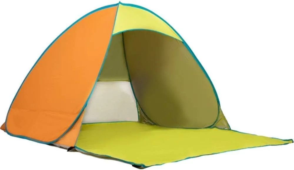 Family Tent Camping Tent Portable Lightweight for 3 to 4 People Large Size Outdoor Tent (Pink 230 * 200 * 130cm) (Pink 230 * 200 * 130cm)