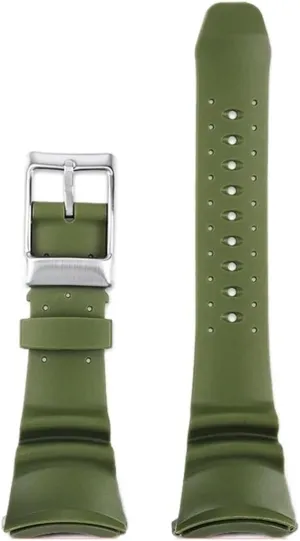 Fit for Citizen BJ8050-08E BJ8050 BJ8057 Inlaid Stainless Steel Adapter Men's Rubber Watchband