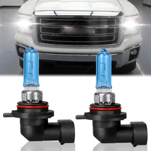 Fit for GMC Sierra 1500 2014-2015 High Performance Halogen Headlight Bulbs,9012 High Low Beam Headlamp Replacement Bulbs Kit, Plug and Play,Pack of 2 (GMC Sierra 1500 2014-2015)