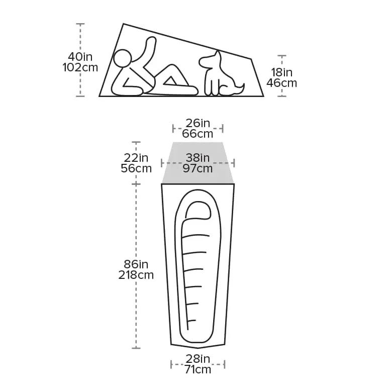 Fly Creek HV UL1 Bikepack Solution Dye Tent