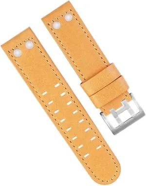 For Hamilton Aviation Watch H77616533 H77616533 Military Style Watch Strap Khaki Genuine Leather Jazz Field Men WatchBand