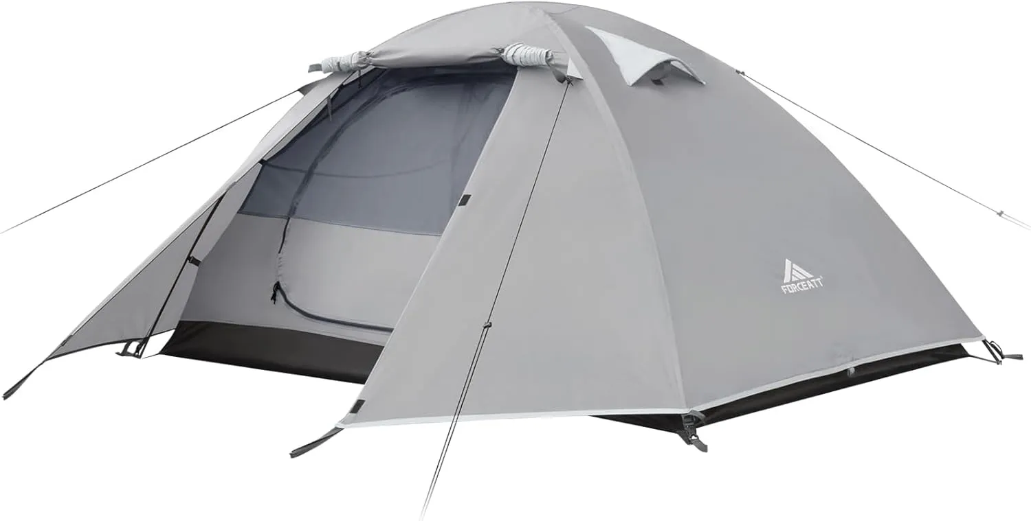 Forceatt Camping Tent 2/3/4 Person, Professional Waterproof & Windproof Lightweight Backpacking Tent Suitable for Outdoor,Hiking,Camping, Mountaineering and Travel