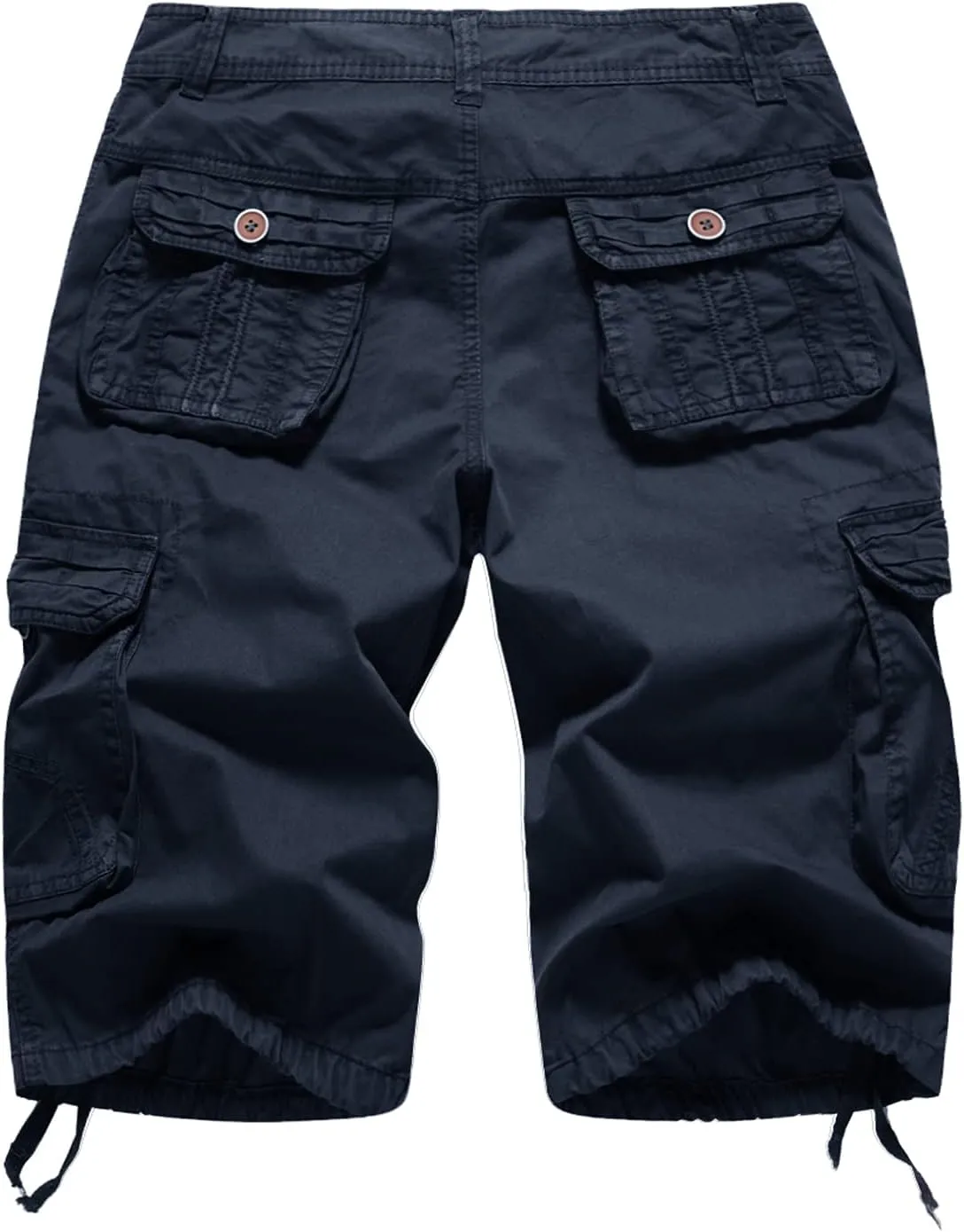FOURSTEEDS Women's Casual Fitted Multi-Pockets Camouflage Twill Bermuda Cargo Shorts