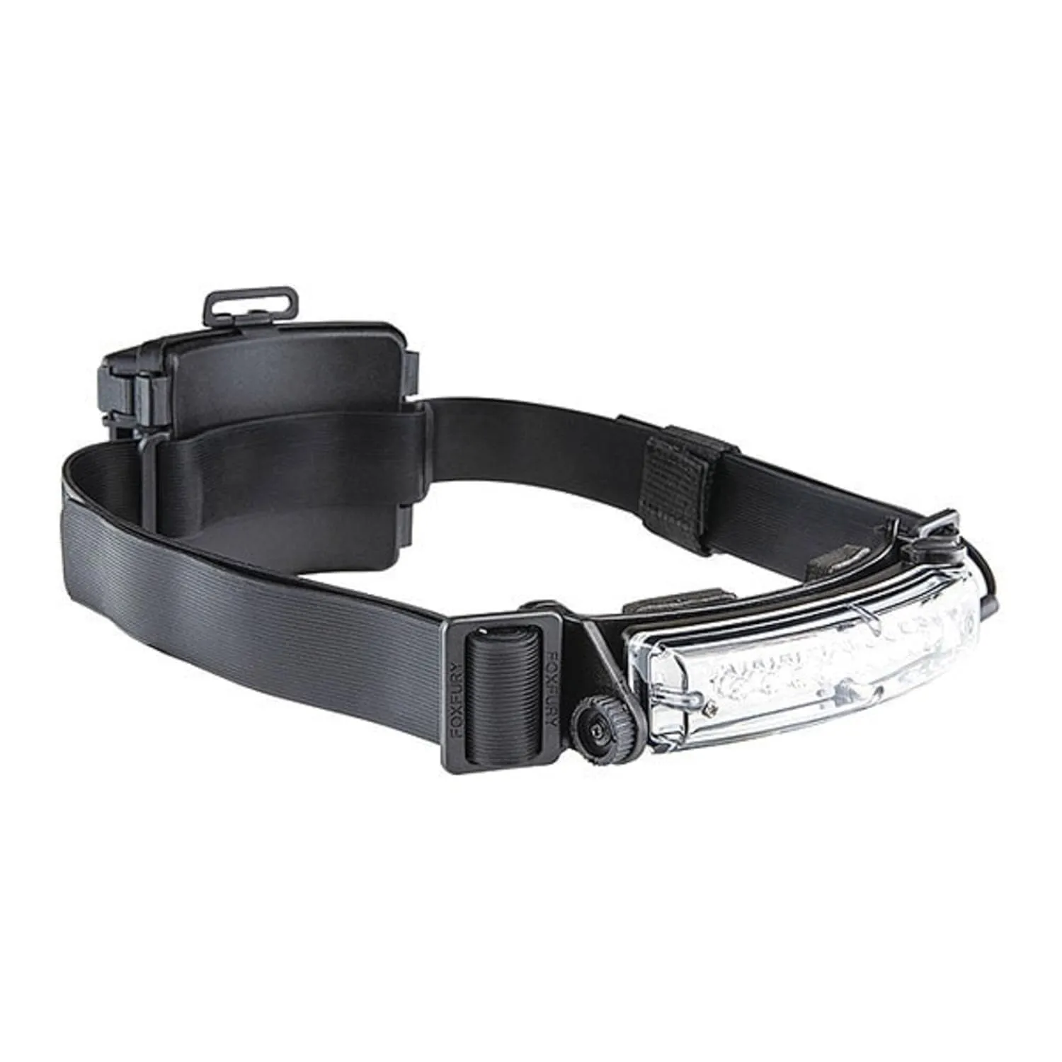 Fox Fury 410-T09 Command Tilt Fire and Impact Resistant Waterproof White LED Headlamp/Helmet Light, 65 Lumens