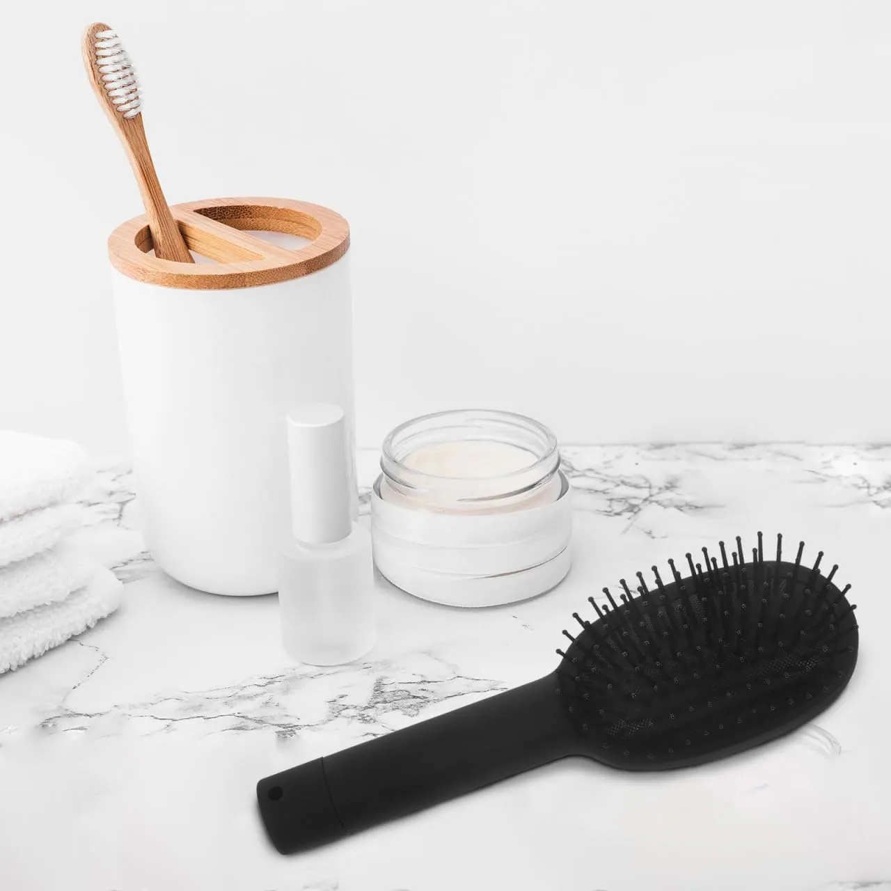 FRCOLOR 2pcs Hair Comb Box Storage Box Roller Comb Hair Brush Multifunction Plastic Storage for Money, Jewelry, Small Items