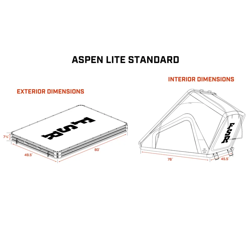 Freespirit Recreation Aspen Lite Standard - Rooftop Tent