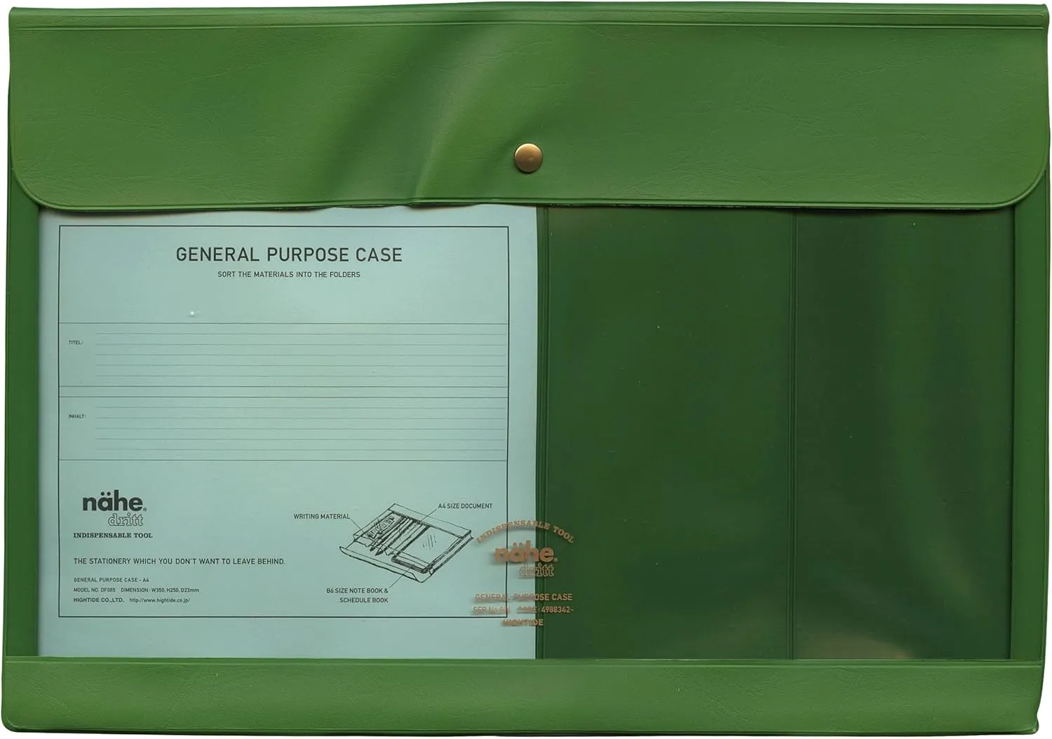 General Purpose Case A4 (Nehe) [Green] DF085-GN
