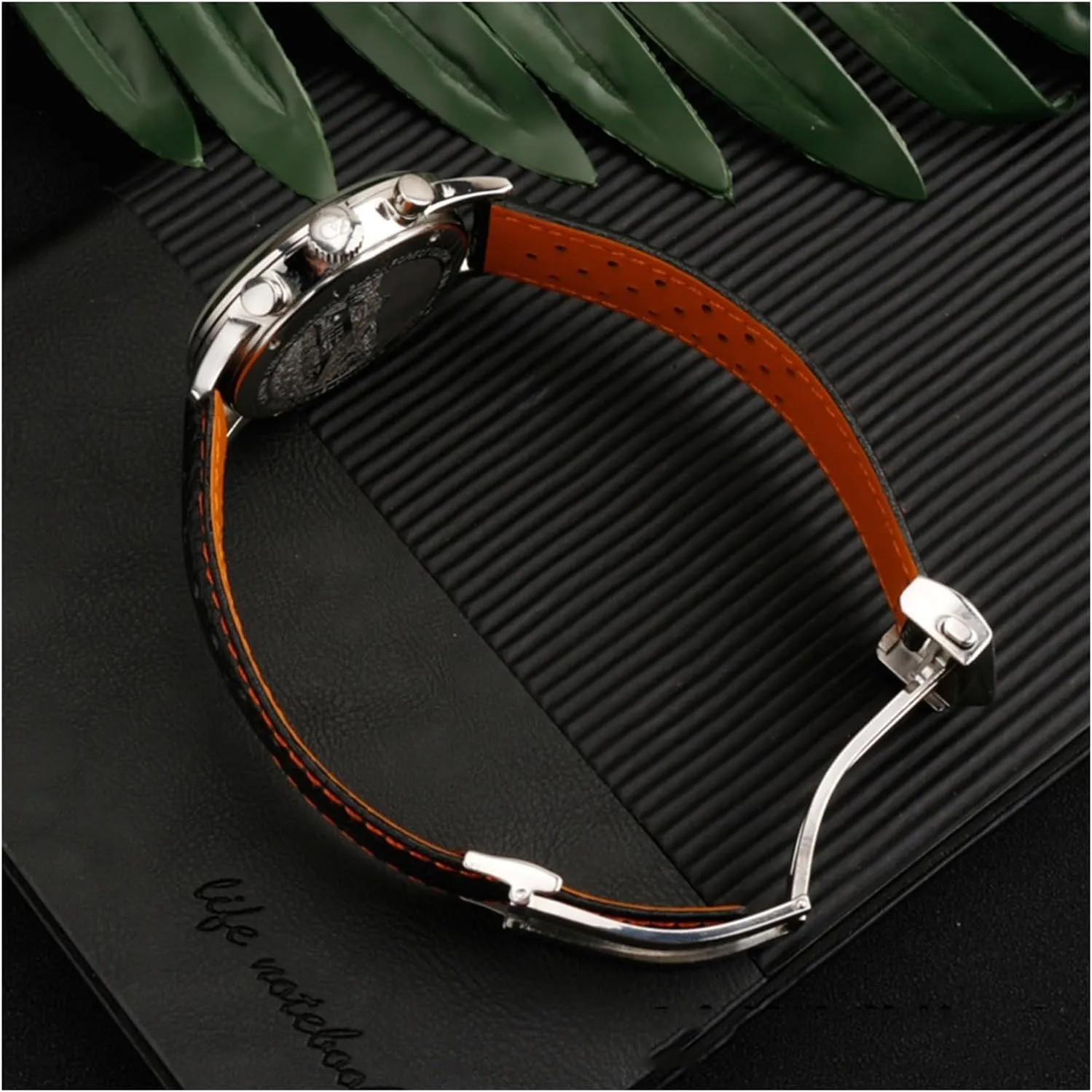 Genuine Calfskin Leather Watchband For TAG For HEUER MONACO CARRERA Watch Strap Bracelet