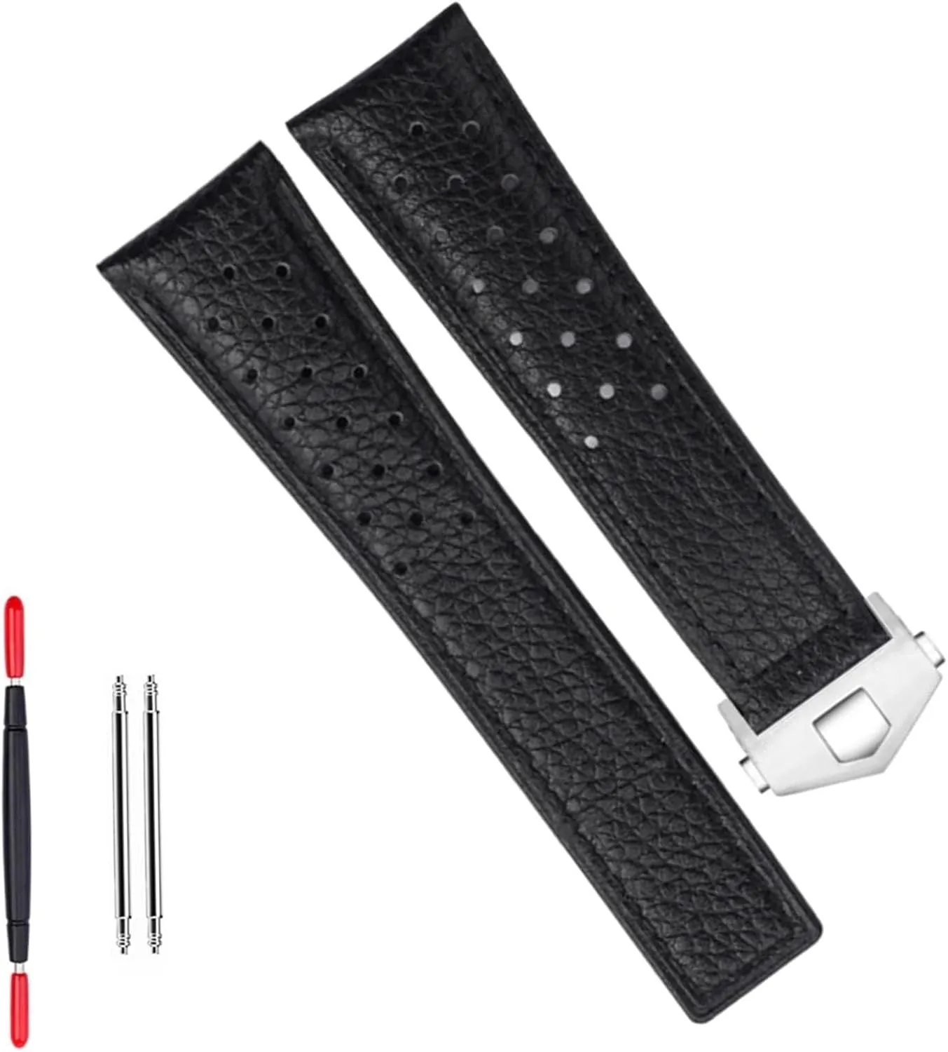 Genuine Calfskin Leather Watchband For TAG For HEUER MONACO CARRERA Watch Strap Bracelet