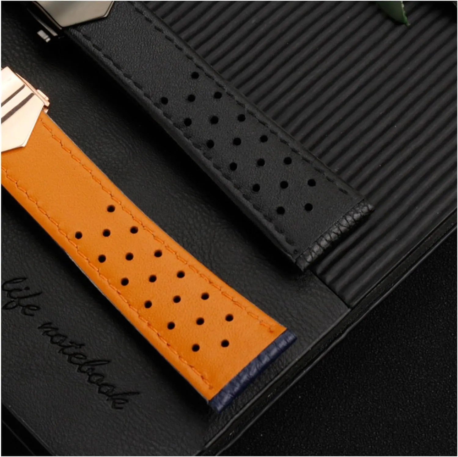 Genuine Calfskin Leather Watchband For TAG For HEUER MONACO CARRERA Watch Strap Bracelet
