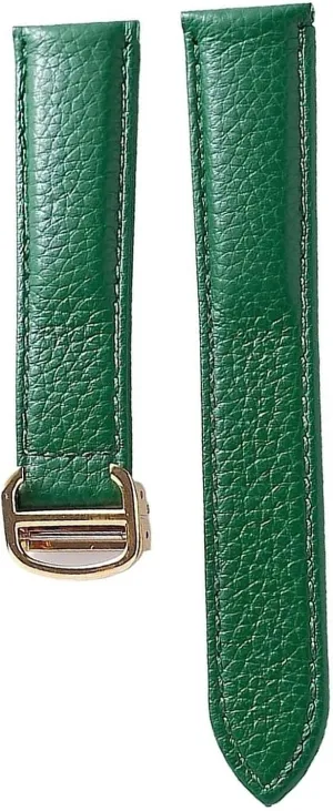 Genuine Leather Watch Band For TANk SOLO Men Lady Strap Bracelet Folding Clasp Belt 17mm 20mm 22mm 23mm 25mm