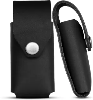 Gerber Leather Multitool Sheath for Suspension & Suspension NXT (Black) - Full Grain Leather Belt Tool Holder - Multi Tool Holster With Solid Brass Rivets