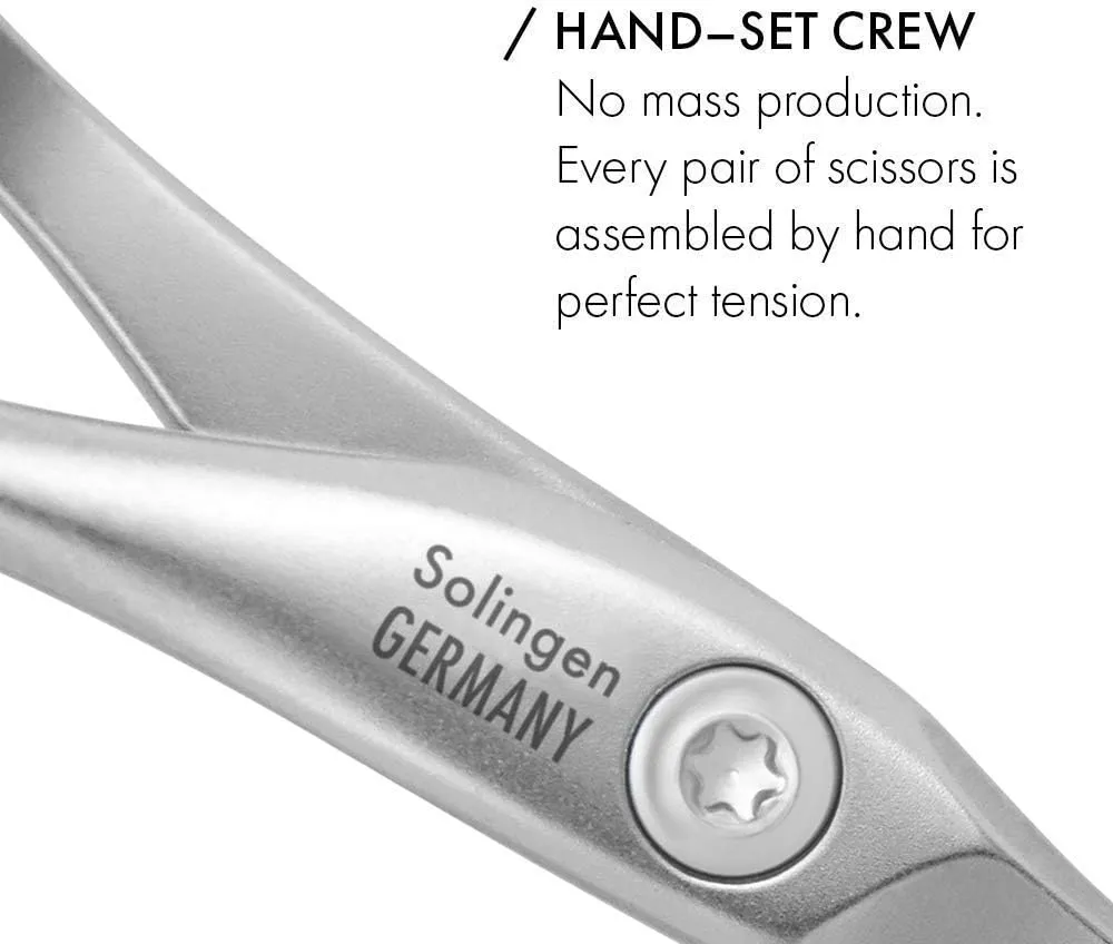 GERMANIKURE Professional Cuticle Trimmer Scissors - FINOX Stainless Steel Manicure Tools - Ethically Made in Solingen Germany – 4703 NO CASE