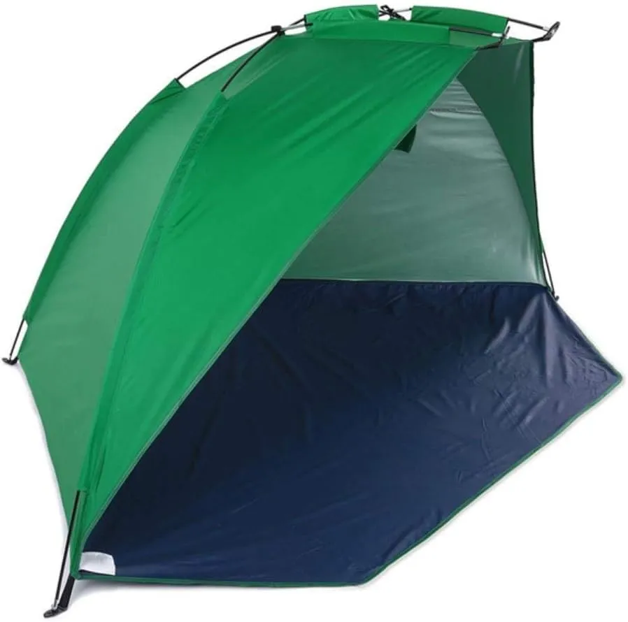 GeRRiT Quick Opening Pop Up Tent Beach Awning Sun Shelter Half-Open Waterproof Tent Shade Ultralight for Outdoor Camping Fishing Picnic Park, Green