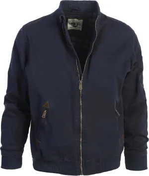 Gioberti Men's 100% Cotton Sportwear Full Zipper Twill Bomber Jacket