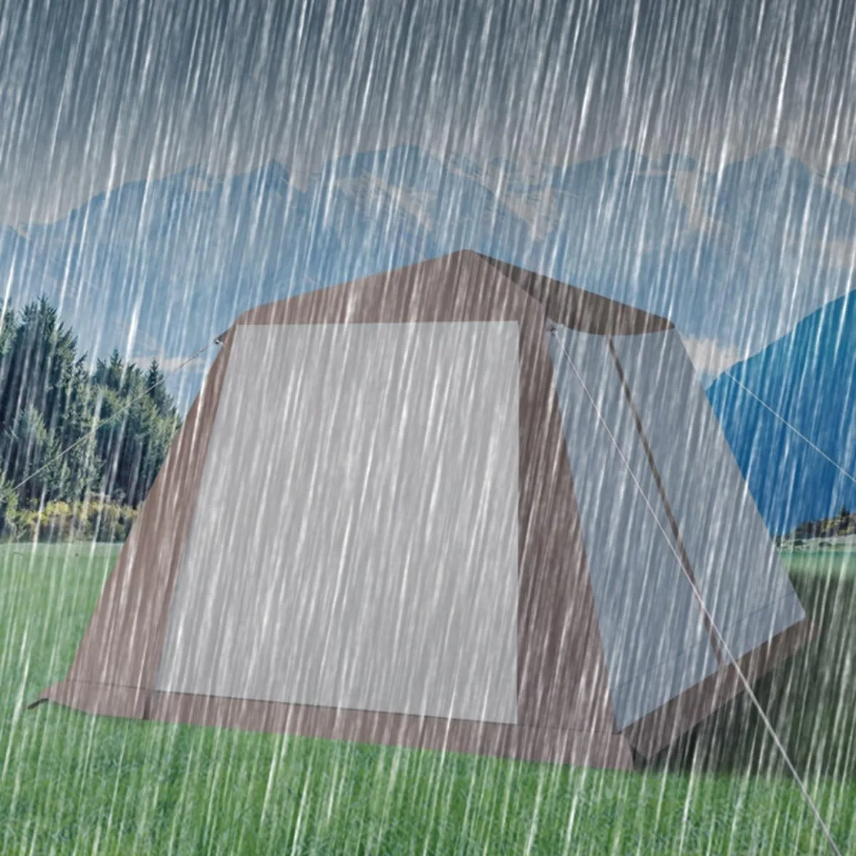 GIZNXBA Instant Tent 5-8 Person,Large Family Cabin Tents,Automatic Build Quickly in 60S, Windows with Mesh,Waterproof,Double Layer Tent for Outdoor,Picnic,Camping,Gathering