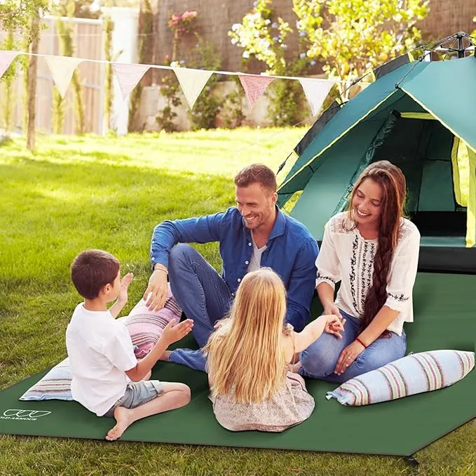 Gold Armour Tent Footprint, Camping Tarp Waterproof Ultralight - 84x60in | 84x84in | 84x96in | 82x106in | 120x108in | 120x120in | 120x144in Floor and Ground Tarps Gear Equipment (Army Green 82x106in)