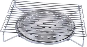 Griddle Grill Camping Barbecue Shelf Grill Tool Rack Grate for Bbq Utensils