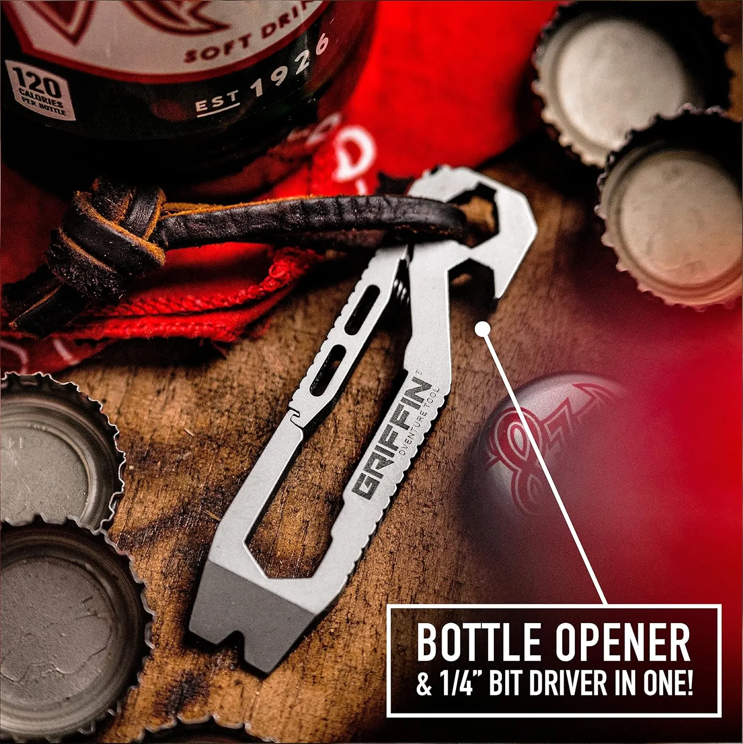 Griffin Adventure Tool - Stainless Steel