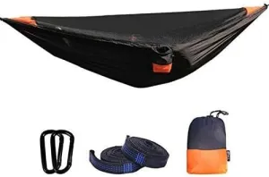 Hammock Ultralight Outdoor Hammock with Anti Mosquito Net Detachable Hiking Travel Camping Tent Backyard Easy to Clean