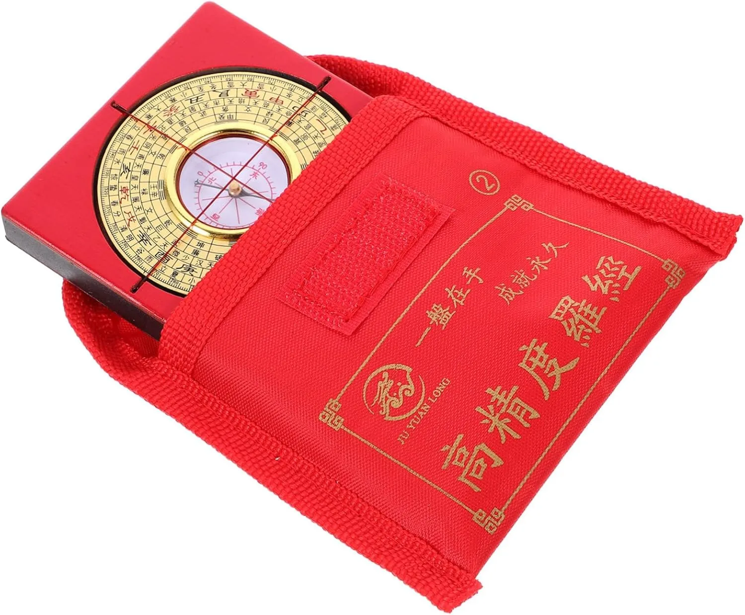 Happyyami Chinese Compass Metal Craft Compact Portable Accurate Reading Retro Design