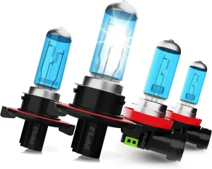 headlight bulbs Compatible With Mini Cooper Countryman/Paceman 2011 2012 2013 2014 2015 2016, Halogen 9008/H13 Headlamp H8/H11 Fog Light, Plug n Play, 6000K White, 4-Pack