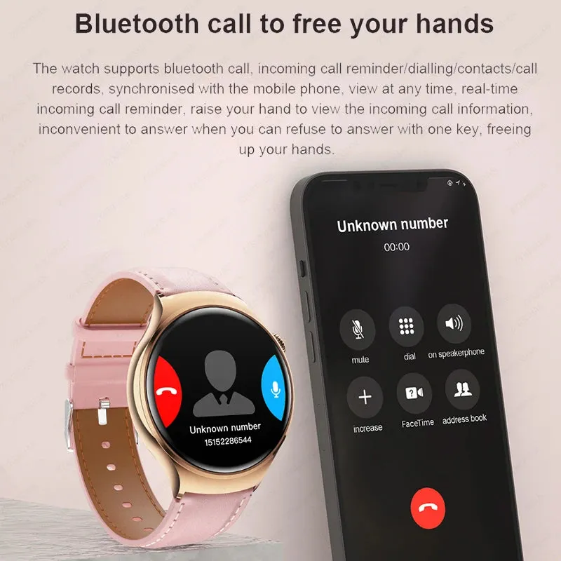 Health GT4 AMOLED Huawei IP68 360*360 Rate Monitor Watch Mini Women Smart For Smartwatch Waterproof NFC Screen 2024 Free returns Heart HD Smart design New
