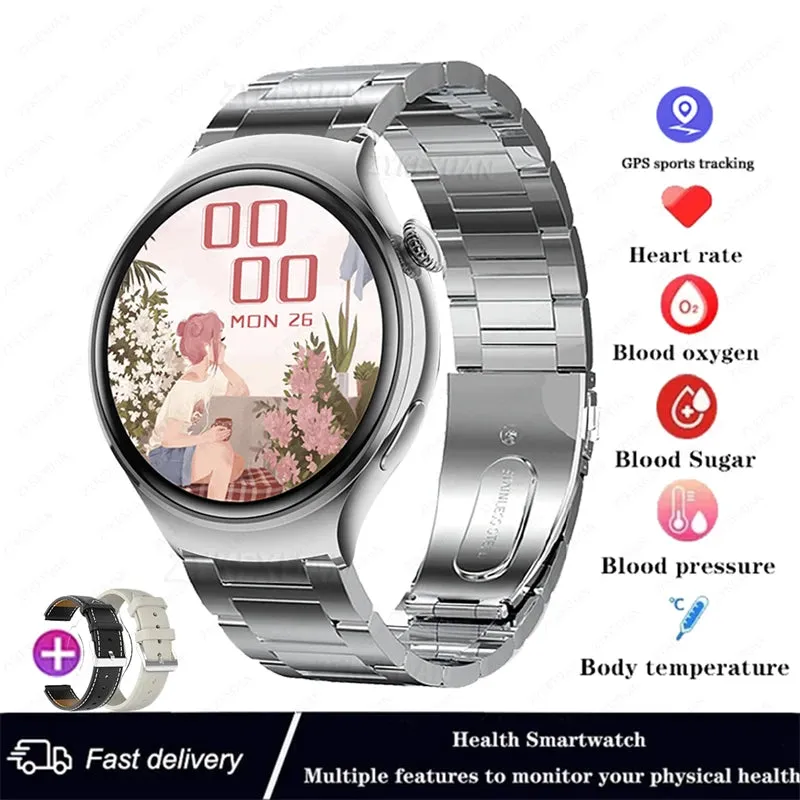 Health GT4 AMOLED Huawei IP68 360*360 Rate Monitor Watch Mini Women Smart For Smartwatch Waterproof NFC Screen 2024 Free returns Heart HD Smart design New