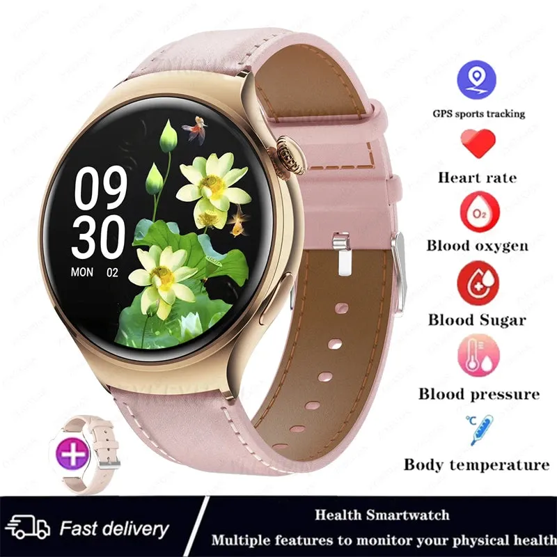 Health GT4 AMOLED Huawei IP68 360*360 Rate Monitor Watch Mini Women Smart For Smartwatch Waterproof NFC Screen 2024 Free returns Heart HD Smart design New