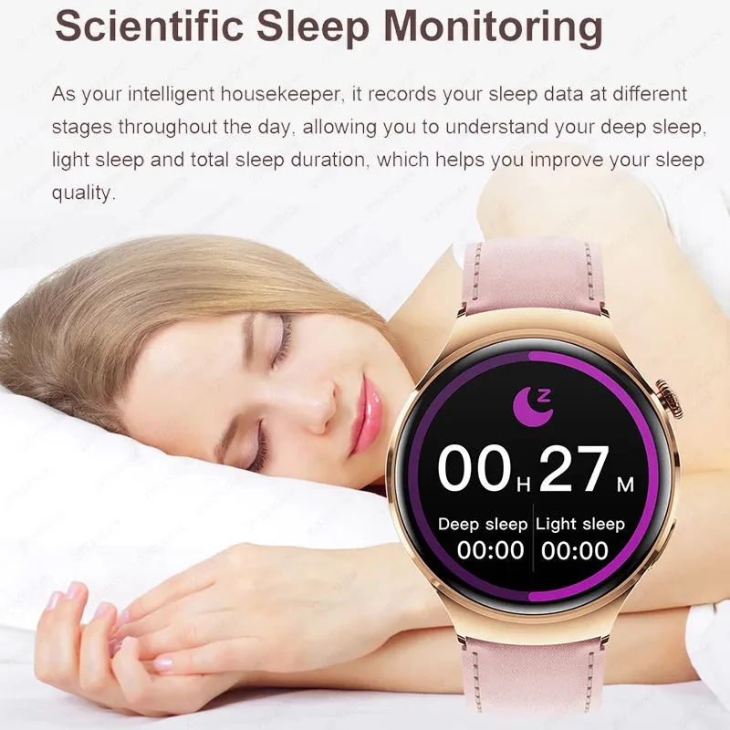 Health GT4 AMOLED Huawei IP68 360*360 Rate Monitor Watch Mini Women Smart For Smartwatch Waterproof NFC Screen 2024 Free returns Heart HD Smart design New