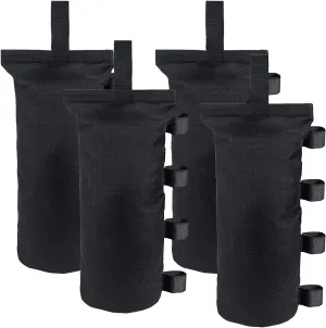 Heavy Duty Canopy Weight Bags(120LBS) for Pop up Canopy Tent, Canopy Weights Set of 4, Leg Weights Sand Bags for Instant Outdoor Sun Shelter Patio Umbrella(Without Sand)
