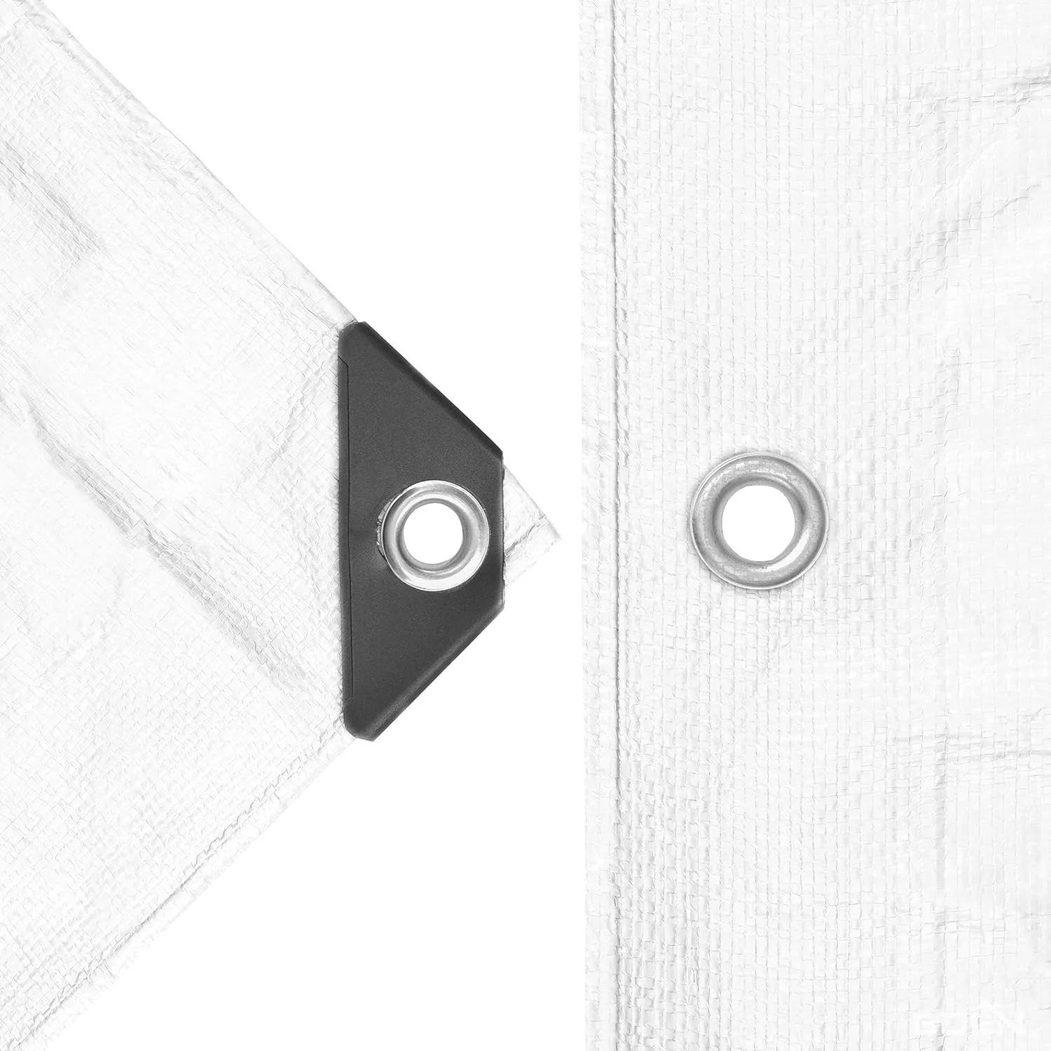 Heavy Duty Tarp Waterproof Large Cover |White, 40' x 60' 10 Mil Thick | Rip Proof Tarps | Thick Weave Material, UV Resistant Great for Tarpaulin Canopy Tent, Boat, RV or Pool Cover