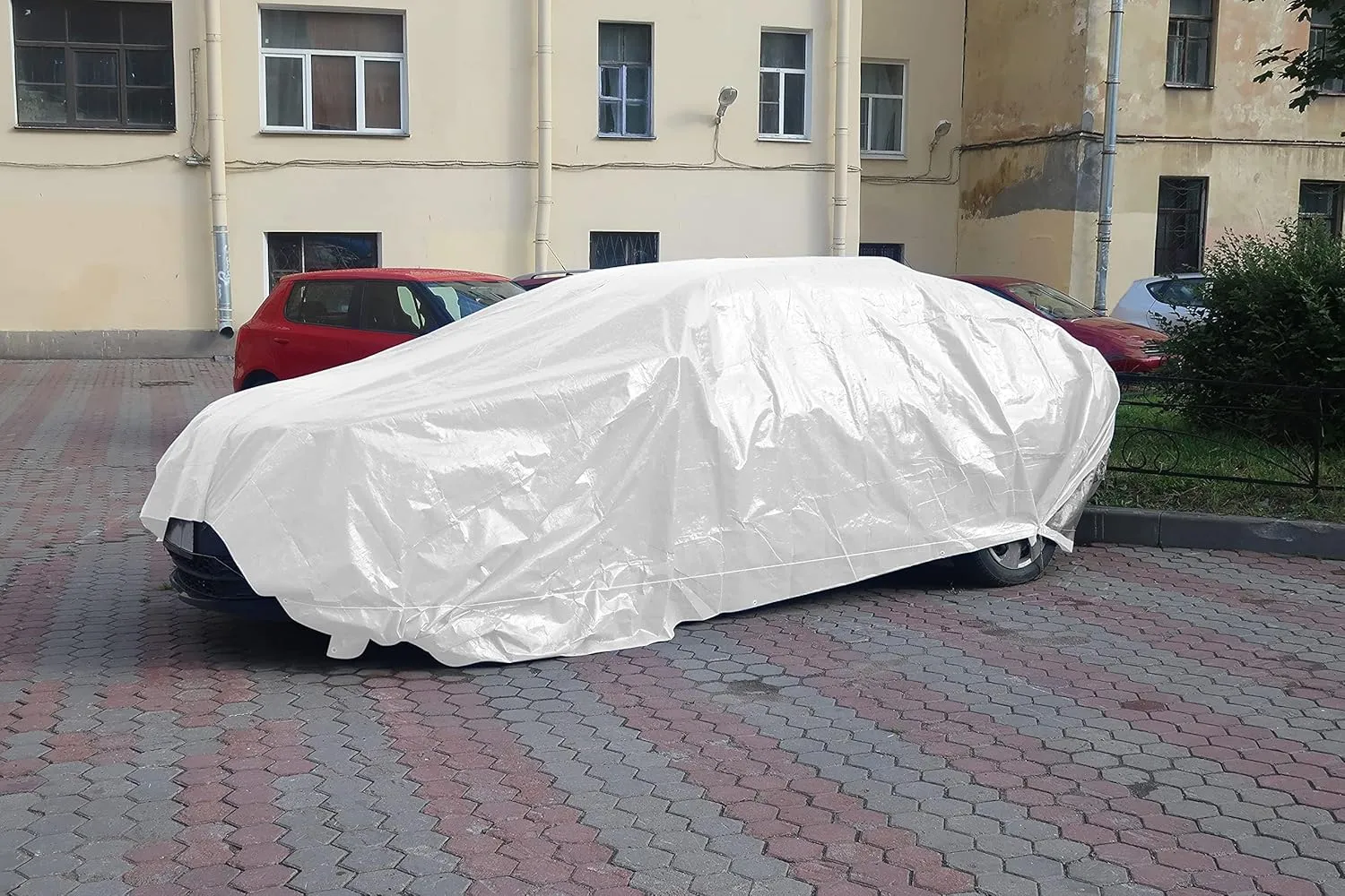 Heavy Duty Tarp Waterproof Large Cover |White, 40' x 60' 10 Mil Thick | Rip Proof Tarps | Thick Weave Material, UV Resistant Great for Tarpaulin Canopy Tent, Boat, RV or Pool Cover