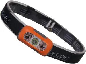 Hemoton Rechargeable Led Headlamp Motion Sensor Camping Headlamps Orange Light for Runner Hiker Camping Reading