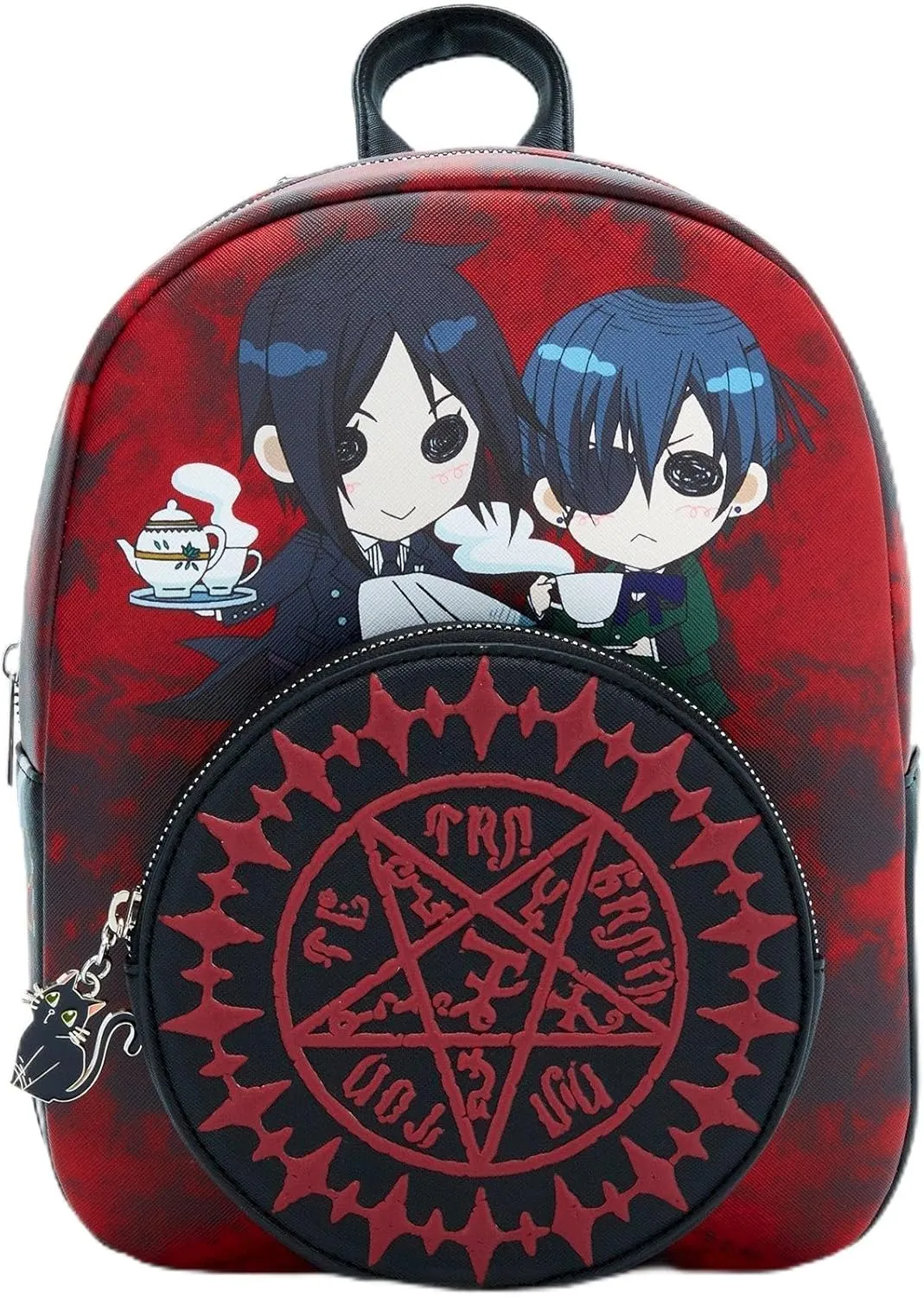 Hot Topic Black Butler Chibi Ciel & Sebastian Mini Backpack MULTI NONE
