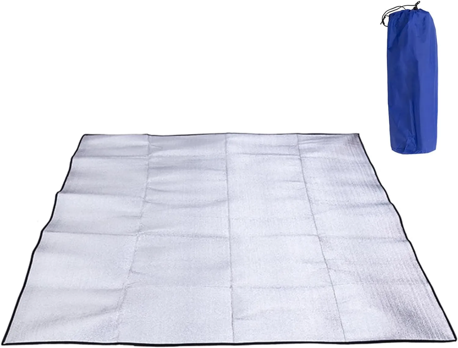 HXBER Ultralight Waterproof Camping Mat Picnic Blanket Beach Mattress Sleeping Pad Aluminum Foil EVA Foam Mat Tent Sleeping Mattress, 1m