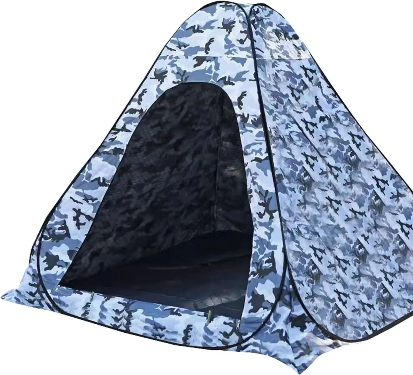 ice Fishing shelter Insulated ice Fishing Tent Portable Cotton-Proof Ice Fishing Tent, Winter Camping Equipment(Color:1.3m), Size