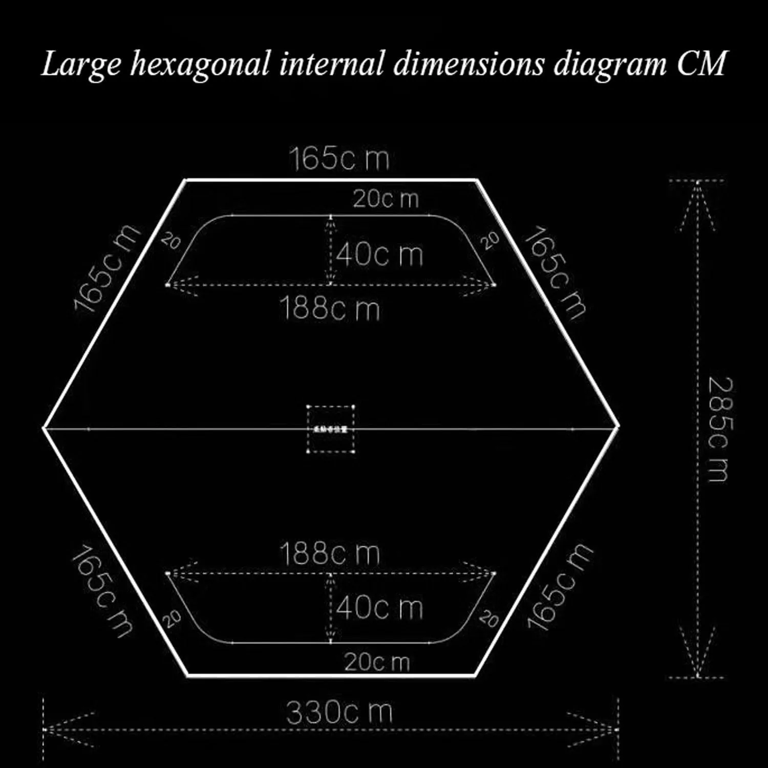 ice Fishing Tent ice Fishing shelter Insulated 3-4 Person Portable Quick-Open Hexagonal Warm and Anti-Cold Ice Fishing Tent with Chimney(Color:3)