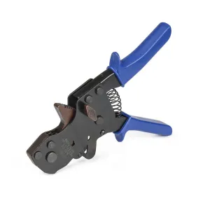iCrimp F2098 Ratchet One Hand PEX Cinch Clamp Fastening Tools for Clamping Pipe Tubing 3/8", 1/2", 3/4", 5/8" and 1" Easy Operation Stainless Steel Clamps with Holster
