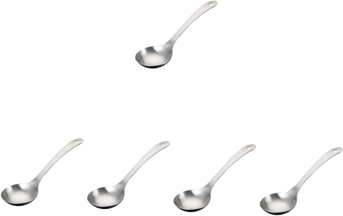 IMIKEYA 5pcs Rice Spoon Multi-use Kitchen Tool Smooth Handle Soup Spatula for Cooking (s)