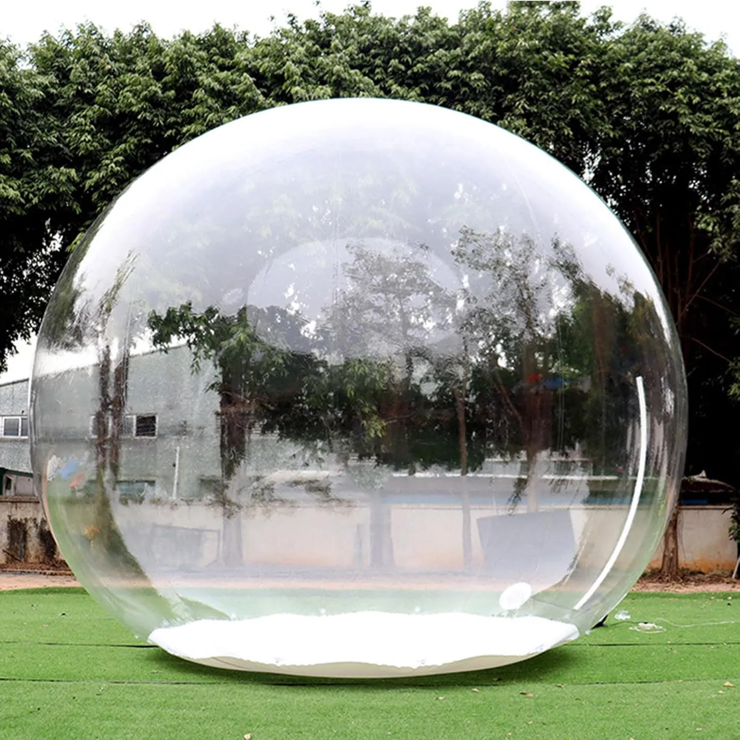 Inflatable Bubble Camping Tent, Outdoor Rainproof Transparent Dome Bubble House, Family Backyard Stargazing Outdoor Camping Bubble Tent,16.4feet