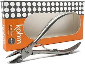 Ingrown Toenail Clippers for Thick Nails - 5" Long KP-700 Heavy Duty Stainless Steel Toe Nail Nippers Tool for Men, Women, Seniors & Adults - Professional Podiatrist Tool