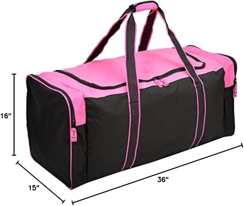 Jetstream Heavy Duty Multi Pocket Durable Sports Gym Equipment Travel Duffel Bag