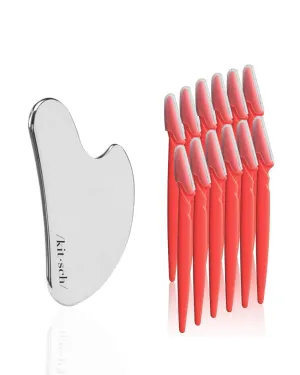 Kitsch Stainless Steel Gua Sha & Dermaplaning Tool with Discount