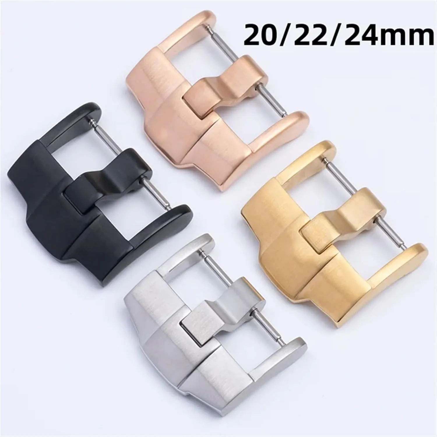 KLVN 20mm, 22mm, 24mm, 18mm Stainless Steel Pin Buckle Fit For AP Watch Audemars And Pigue Strap Clasp