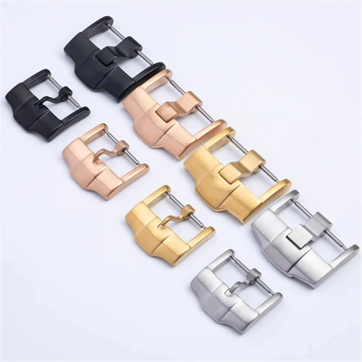 KLVN 20mm, 22mm, 24mm, 18mm Stainless Steel Pin Buckle Fit For AP Watch Audemars And Pigue Strap Clasp