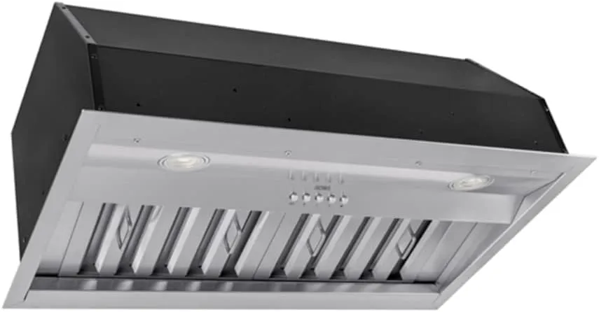 KOBE Range Hoods INX2630SQB-700-3 Insert Range Hood, 30-Inch, Stainless Steel