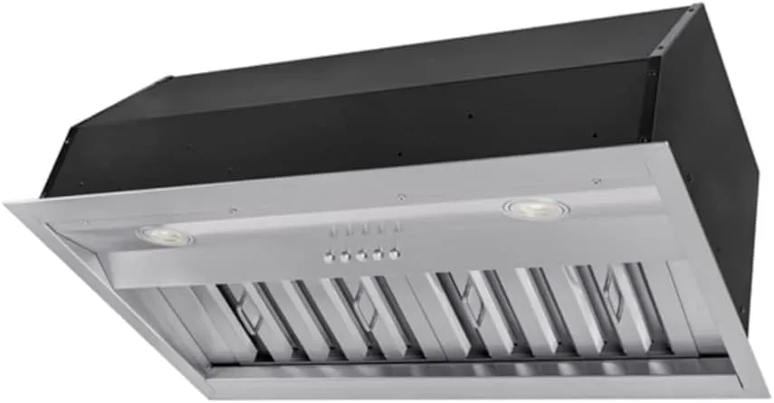 KOBE Range Hoods INX2630SQB-700-3 Insert Range Hood, 30-Inch, Stainless Steel