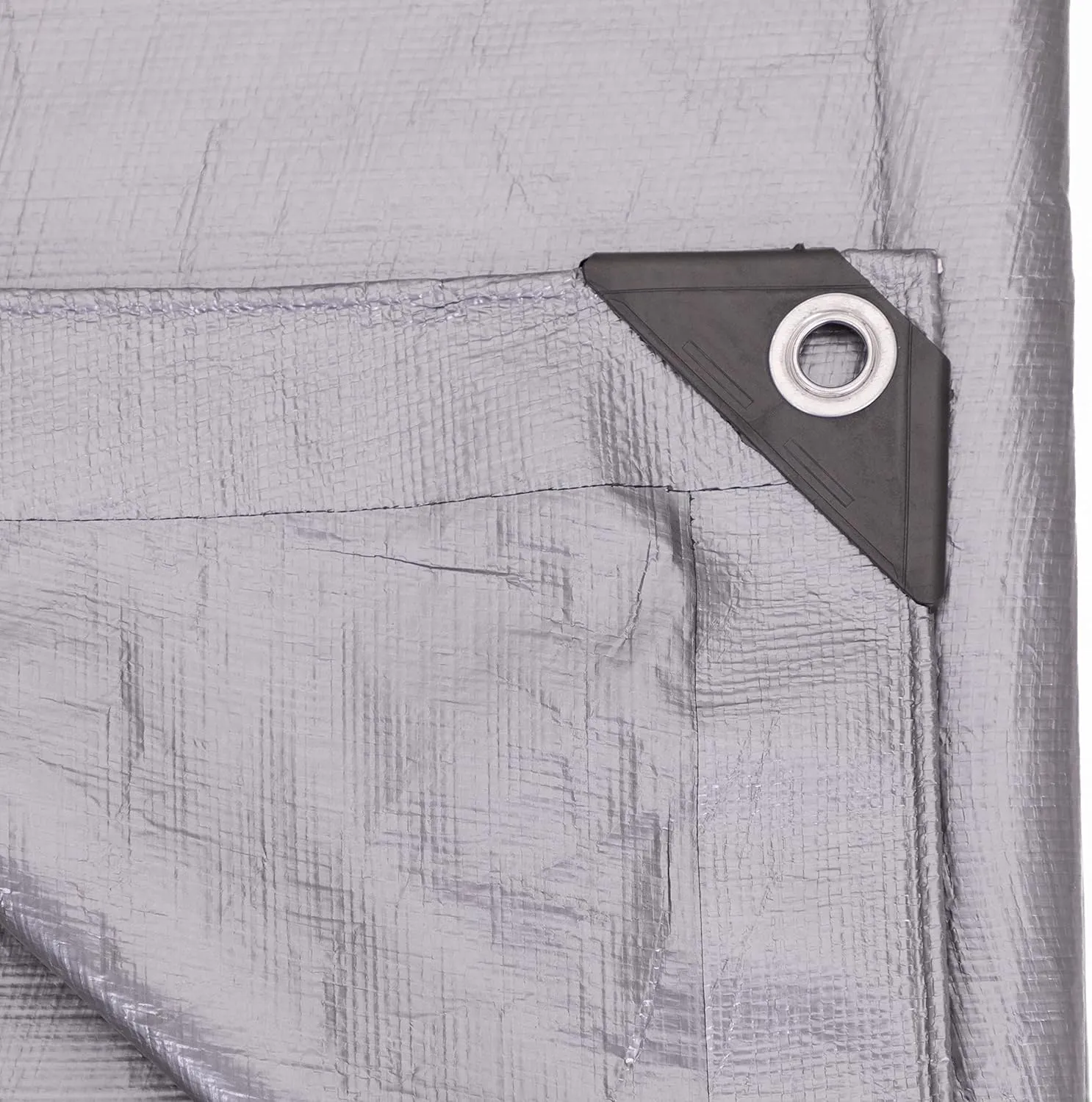 Kotap 8 x 20 Ft. Heavy-Duty Protection/Coverage Tarp, Superior Weave for Greater Longevity, 10-mil Multi-Use, Waterproof, TRS-0820, Silver (1-Pack)