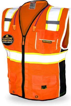 KwikSafety - Charlotte, NC - CLASSIC & SUPREME Safety Vest [Jumbo Pocket] Class 2 Work PPE ANSI Tested OSHA Compliant
